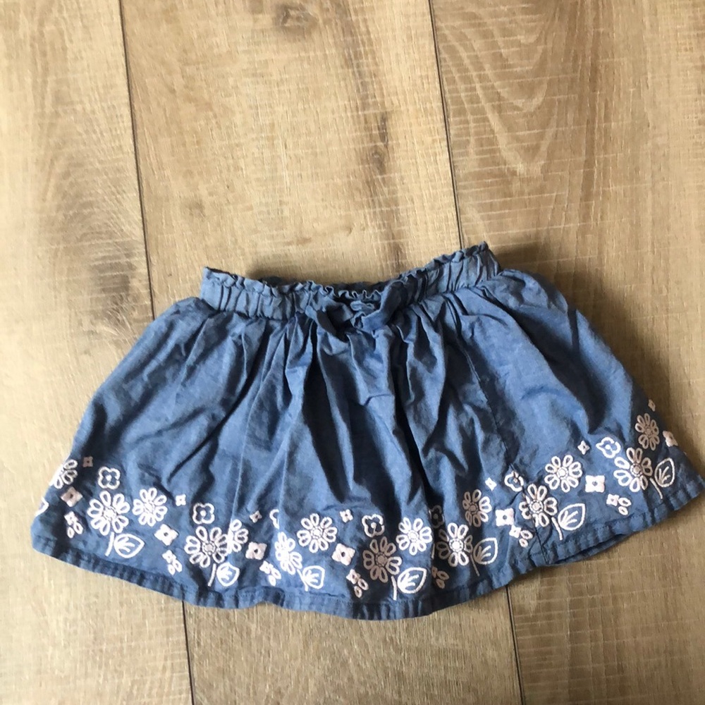 Girls embroidered skirt